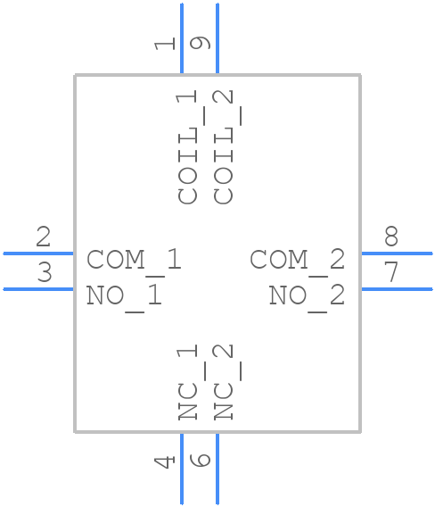RF703-12 - Teledyne Technologies - PCB symbol