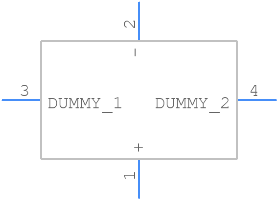 ALF70C132KP600 - KEMET - PCB symbol