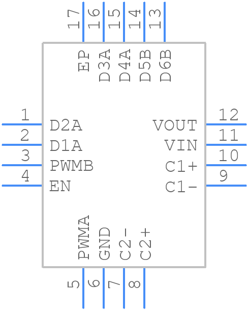 FAN5701UMP08X - onsemi - PCB symbol