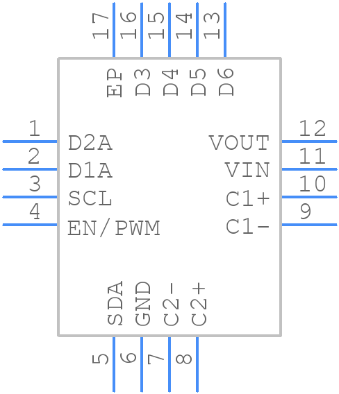 FAN5702UMP20X - onsemi - PCB symbol