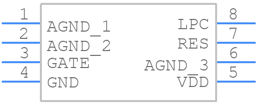 FAN6204MY - onsemi - PCB symbol