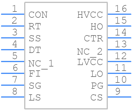 FAN7631SJX - onsemi - PCB symbol