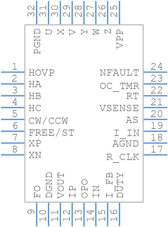 FCM8201QY - onsemi - PCB symbol