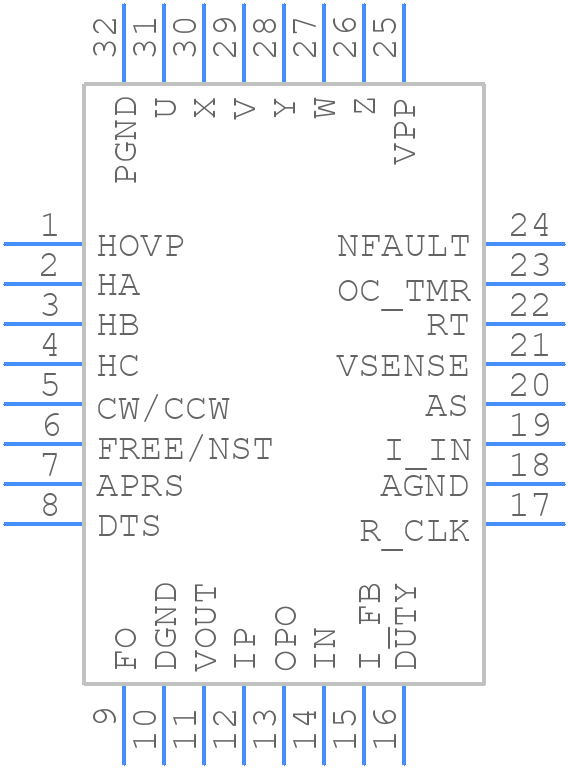FCM8202QY - onsemi - PCB symbol