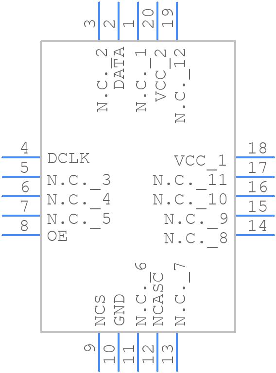 EPC1441LC20 - Intel - PCB symbol