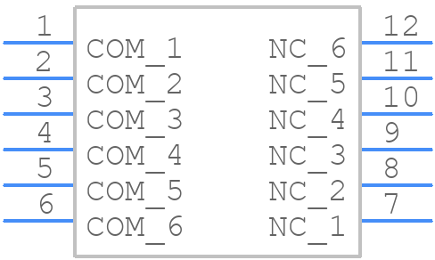 90HBW06PRT - Grayhill - PCB symbol