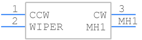 PT15NV15-105A2020 - PIHER - PCB symbol