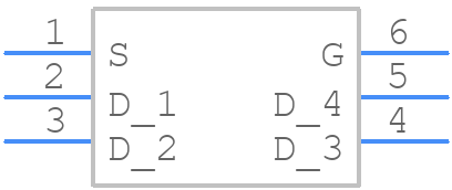 FDC606P - onsemi - PCB symbol