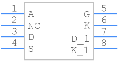 FDFMA3N109 - onsemi - PCB symbol
