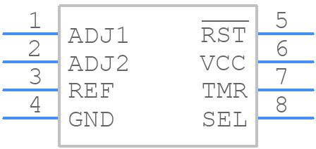 LTC2909ITS8-5#TRMPBF - Analog Devices - PCB symbol