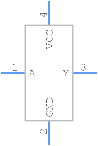 74AUP1G04 - Nexperia - PCB symbol