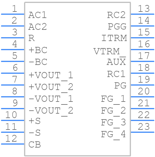 TUNS1200F12-T - Cosel - PCB symbol