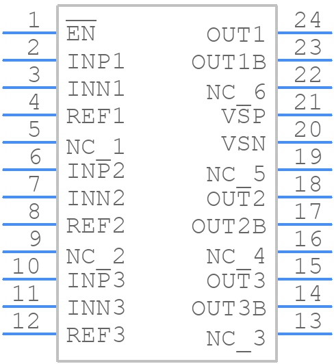 EL5373IUZ-T7 - Renesas Electronics - PCB symbol