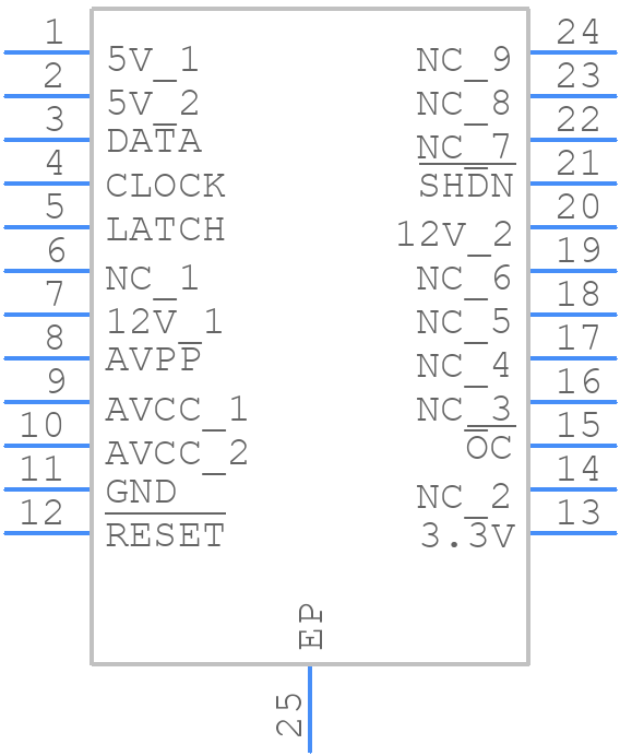 TPS2220APWPR - Texas Instruments - PCB symbol