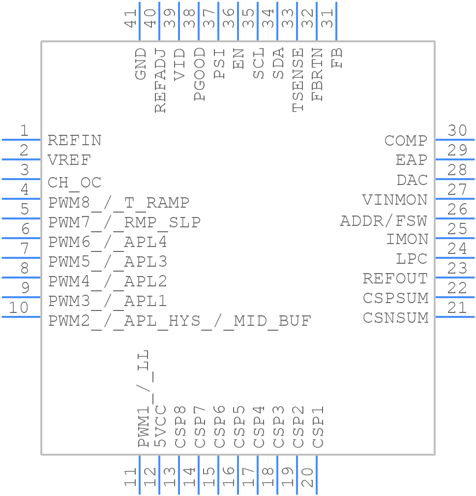 up9512 - Micro Power Intellect - PCB symbol
