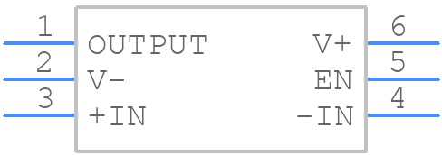 LMP7711MKX/NOPB - Texas Instruments - PCB symbol