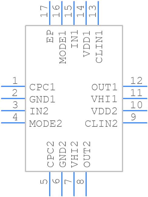 MS8886C - Microdul - PCB symbol