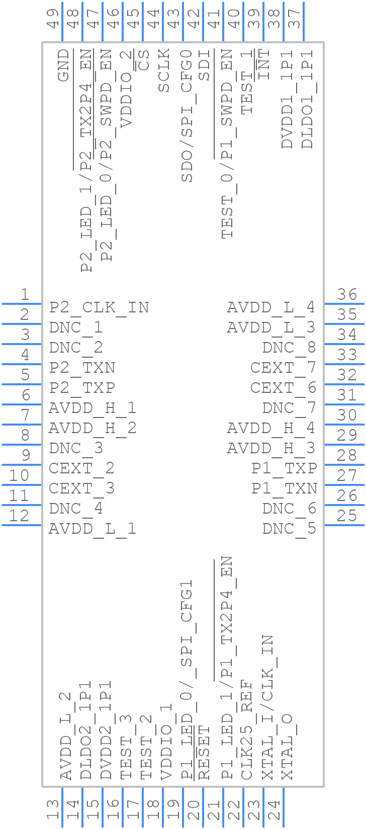 ADIN2111BCPZ-R7 - Analog Devices - PCB symbol
