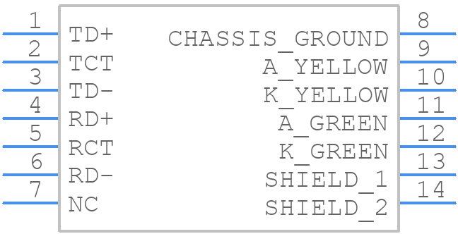 SI-46014- F - Bel - PCB symbol