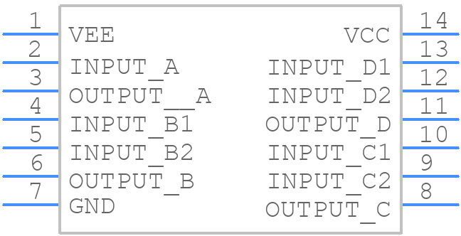 MAX1488EEPD+ - Analog Devices - PCB symbol