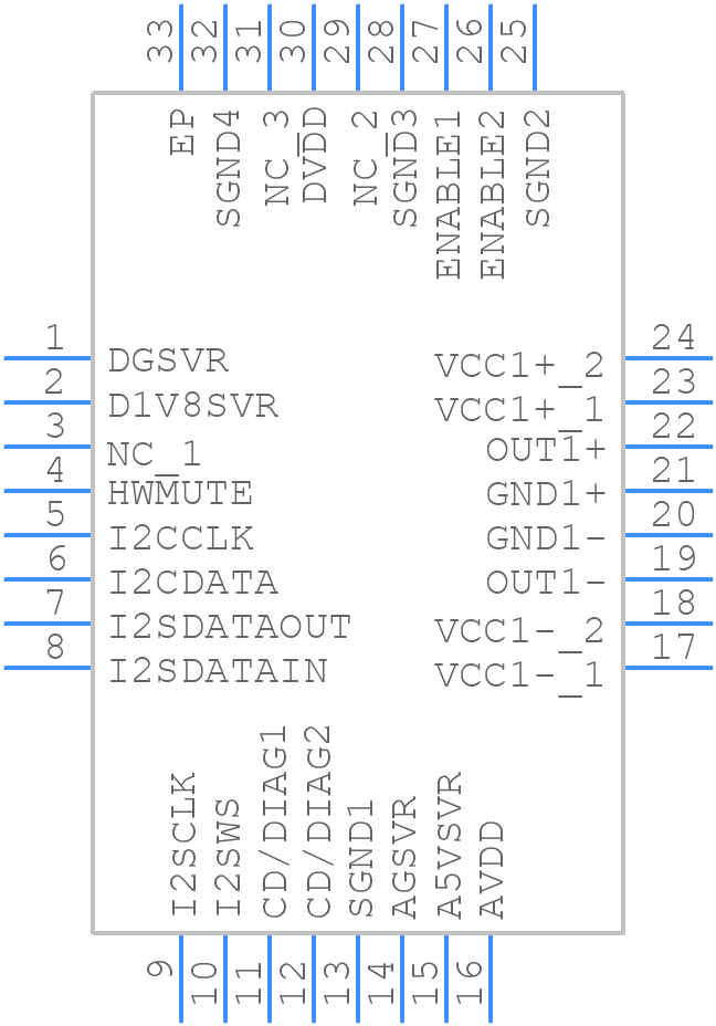 FDA903S-6DY - STMicroelectronics - PCB symbol