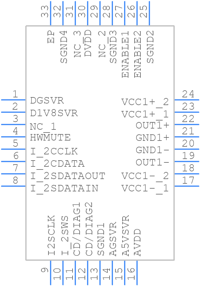 FDA903S-6DT - STMicroelectronics - PCB symbol