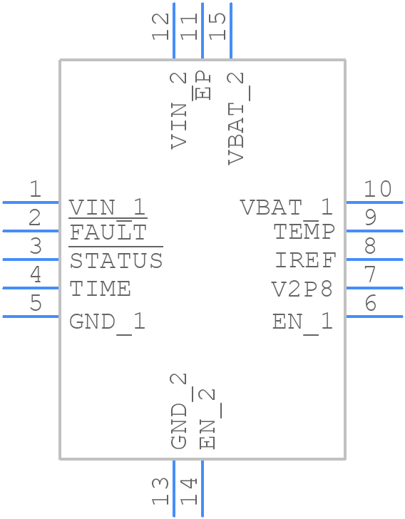 ISL6292-1CR3Z-T - Renesas Electronics - PCB symbol