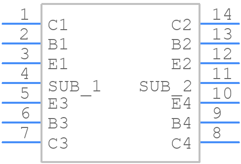 300P14-U - THAT CORPORATION - PCB symbol