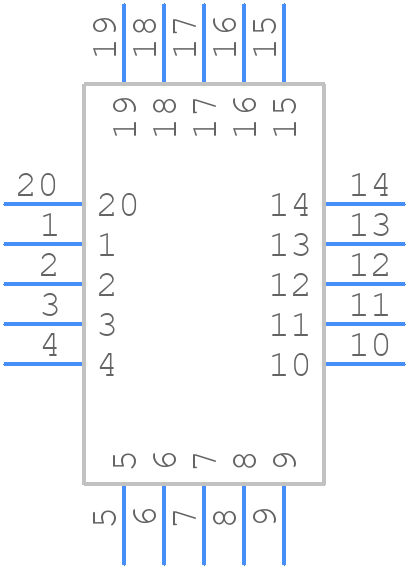 SMS-254-F - Leader Tech Inc. - PCB symbol