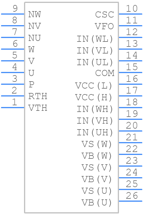 FNA40560 - onsemi - PCB symbol