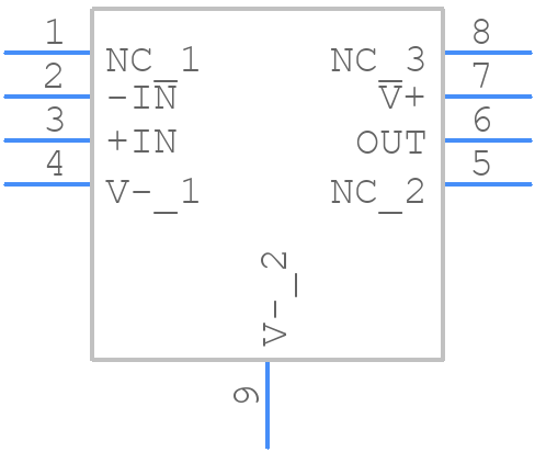 ADA4638-1ACPZ-RL - Analog Devices - PCB symbol