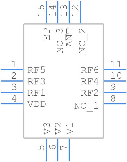 AW13416 - AWINIC - PCB symbol