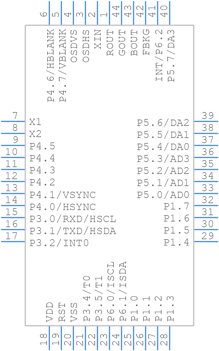 MTV230GMV - MYSON TECHNOLOGY - PCB symbol