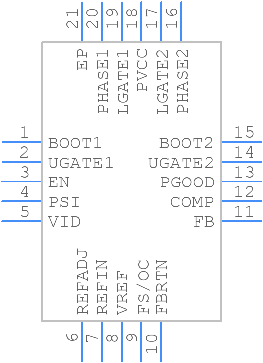UP1666QQKF - NVIDIA - PCB symbol
