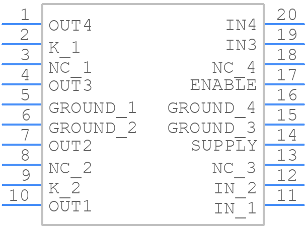 A2540SLB - Allegro Microsystems - PCB symbol
