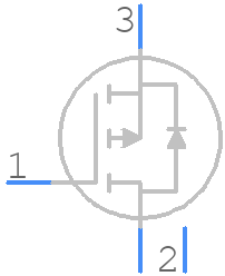 FQB22P10TM - onsemi - PCB symbol