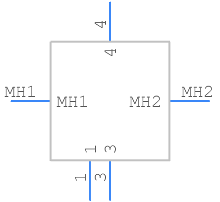 M8S-03PFFP-SF8001 - Amphenol - PCB symbol