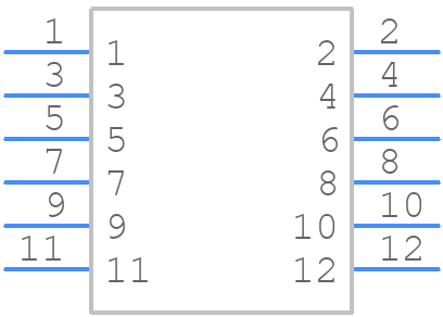 713-1406/105-000 - Wago - PCB symbol