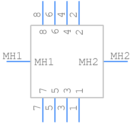 HCJT1-802SK - Halo Electronics - PCB symbol