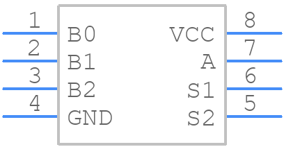 FSA3357K8X - onsemi - PCB symbol
