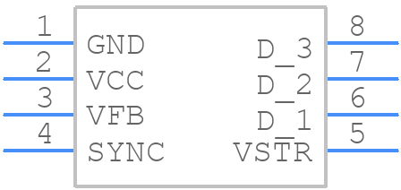 FSQ0365RN - onsemi - PCB symbol