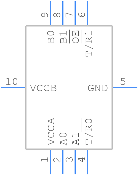 FXL2TD245L10X - onsemi - PCB symbol