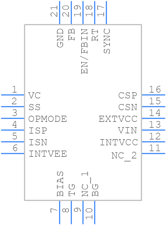 LT8711EUDC#PBF - Analog Devices - PCB symbol