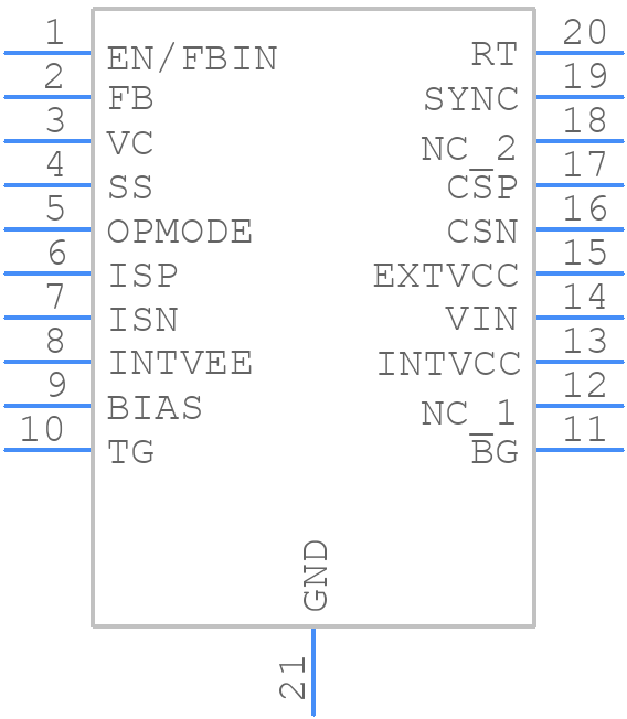 LT8711IFE#TRPBF - Analog Devices - PCB symbol