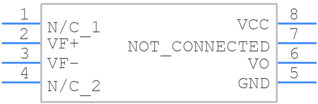 HCPL0453 - onsemi - PCB symbol