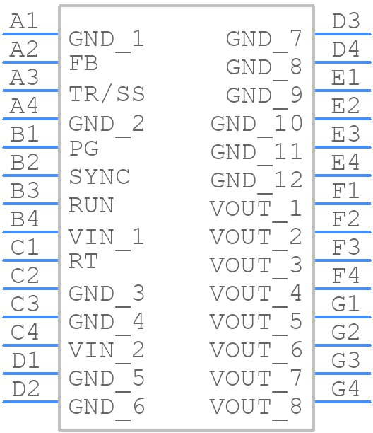 LTM8063IY#PBF - Analog Devices - PCB symbol