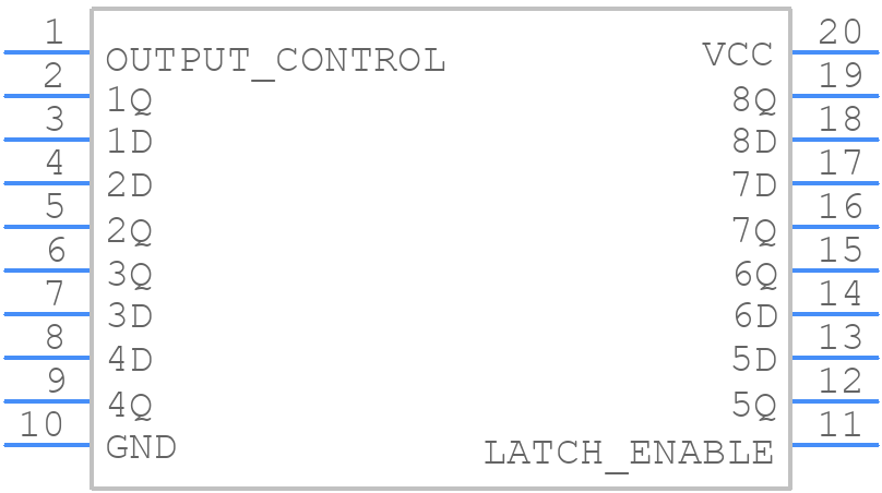 MM74HC373WMX - onsemi - PCB symbol
