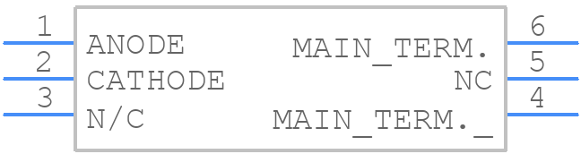 MOC3023SR2VM - onsemi - PCB symbol