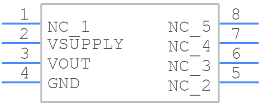 SSCMLNN025MDAA3 - Honeywell - PCB symbol