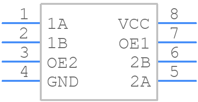 NC7WB66K8X - onsemi - PCB symbol